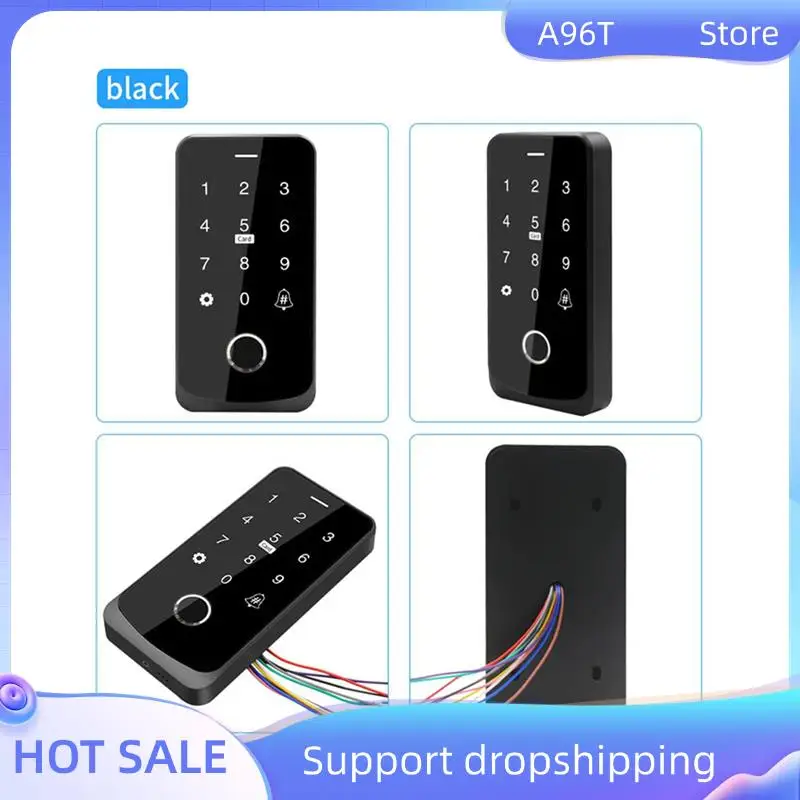 A96T 2X Tuya APP Access Control Keyboard Bluetooth Remote Control RFID IC M1 Card Fingerprint Access Keypad TF9-Tuya Black
A96T 2X Tuya APP Access Control Keyboard Bluetooth Remote Control RFID IC M1 Card Fingerprint Access Keypad TF9-Tuya Black