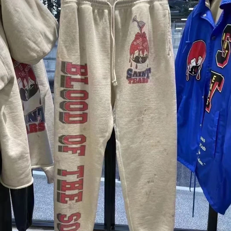 SAINT Pants High Street Women Casual Letter Printing Oversized Washed Sweatpants Joggers Men
SAINT Pants High Street Women Casual Letter Printing Oversized Washed Sweatpants Joggers Men