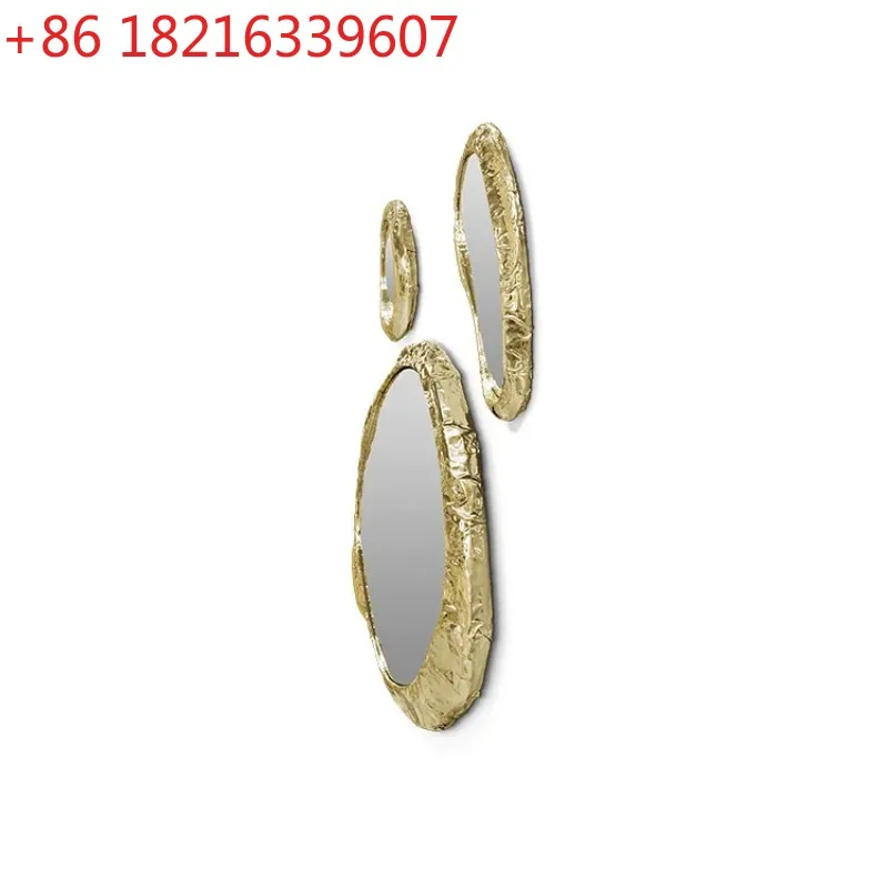 Элегантное металлическое декоративное зеркало, дизайнерское креативное высококачественное украшение для стены гостиной, украшение стены
Элегантное металлическое декоративное зеркало, дизайнерское креативное высококачественное украшение для стены гостиной, украшение стены