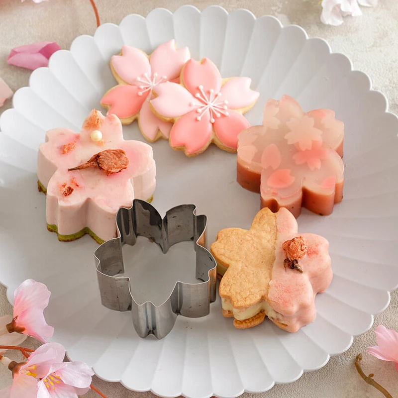 Sakura Stainl Steel Baking Mold Cookie Cake Mousse Cheese Cake Pring Tool Kitchen Cooking Utensils ular Japanese Sle
Sakura Stainl Steel Baking Mold Cookie Cake Mousse Cheese Cake Pring Tool Kitchen Cooking Utensils ular Japanese Sle