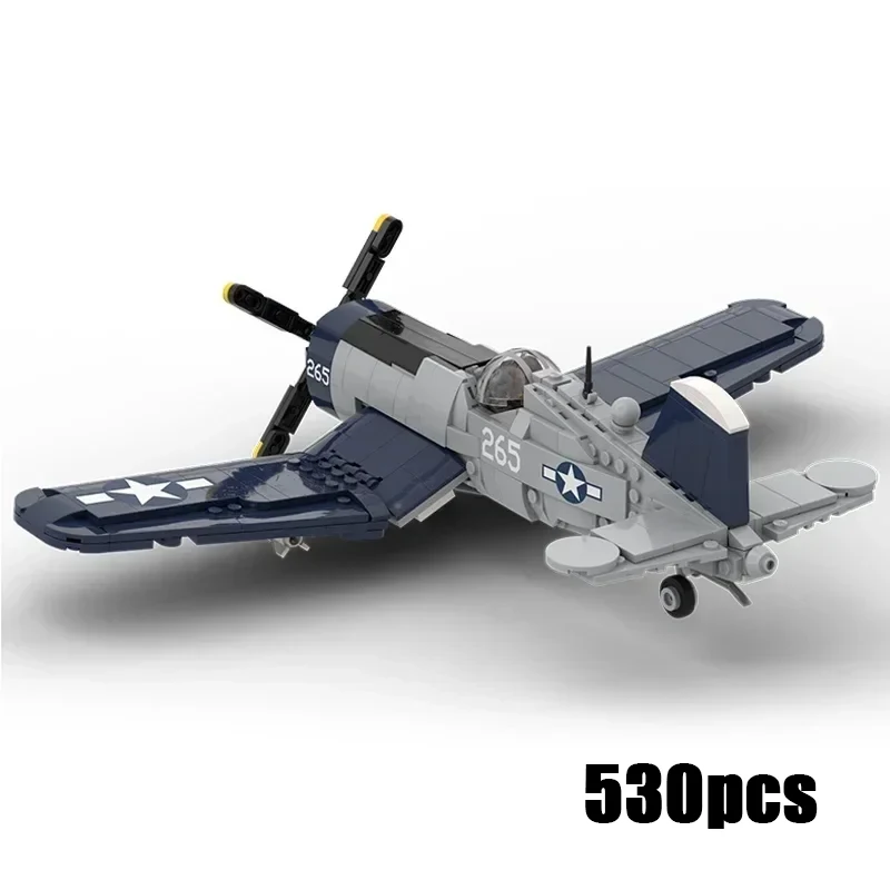 Moc Building Bricks Military Model F4U Corsair Recon Fighter Technology Modular Blocks Gifts Christmas Toys DIY Sets Assembly
Moc Building Bricks Military Model F4U Corsair Recon Fighter Technology Modular Blocks Gifts Christmas Toys DIY Sets Assembly