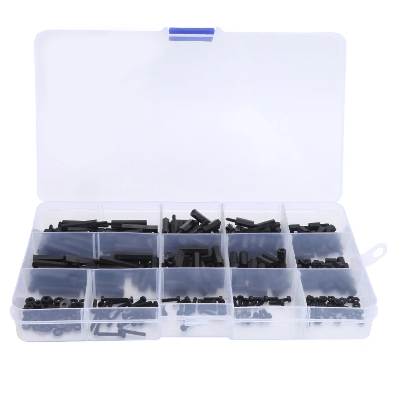 320pcs M2 Nylon Male To Female Hex Spacers Screw Nut StandOff Assortment Kit
320pcs M2 Nylon Male To Female Hex Spacers Screw Nut StandOff Assortment Kit
