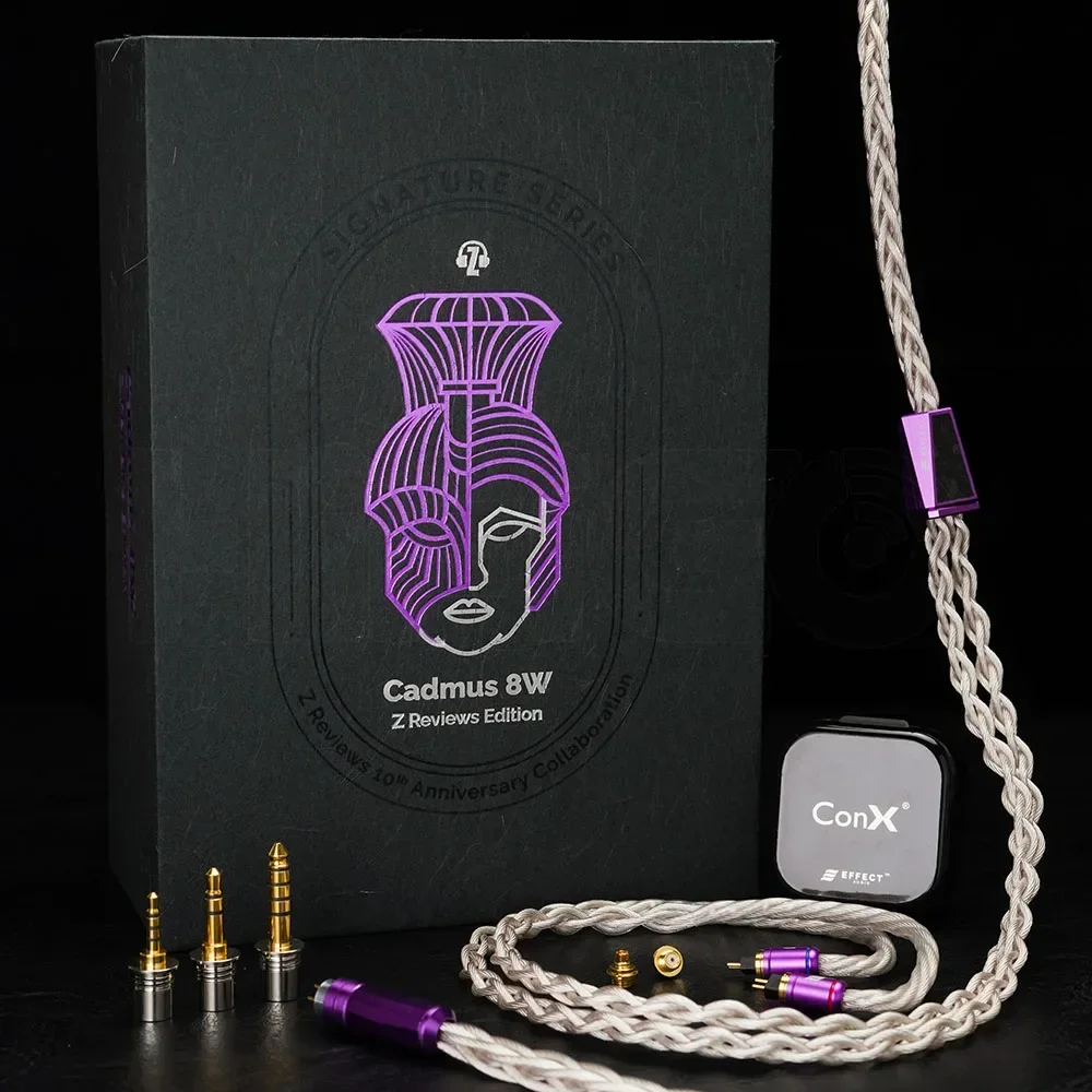 Эффект аудио × Z Обзор 10-летия Cadmus 8W Лимитированная серия Кабель для наушников Профессиональный сценический студийный аудиофильский кабель IEM
Эффект аудио × Z Обзор 10-летия Cadmus 8W Лимитированная серия Кабель для наушников Профессиональный сценический студийный аудиофильский кабель IEM