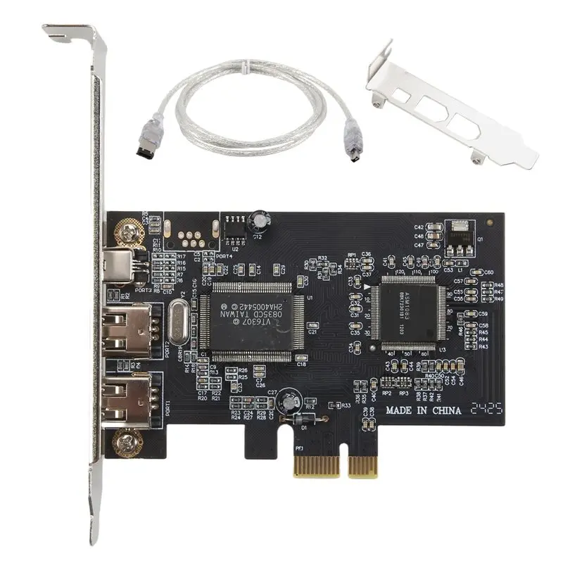 A29F-PCI-E To 1394 Firewire Card,PCI-Ex1 To IEEE 1394 3-Port Firewire Card, Support 1440X1080 Resolution,With 0.8M 1394 Cable
A29F-PCI-E To 1394 Firewire Card,PCI-Ex1 To IEEE 1394 3-Port Firewire Card, Support 1440X1080 Resolution,With 0.8M 1394 Cable