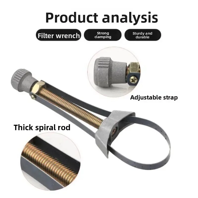 Новый инструмент для снятия масляного фильтра для автомобиля, мотоцикла, 1 шт., ремешок, ключ, регулируемый диаметр от 60 мм до 120 мм, высокое качество
Новый инструмент для снятия масляного фильтра для автомобиля, мотоцикла, 1 шт., ремешок, ключ, регулируемый диаметр от 60 мм до 120 мм, высокое качество