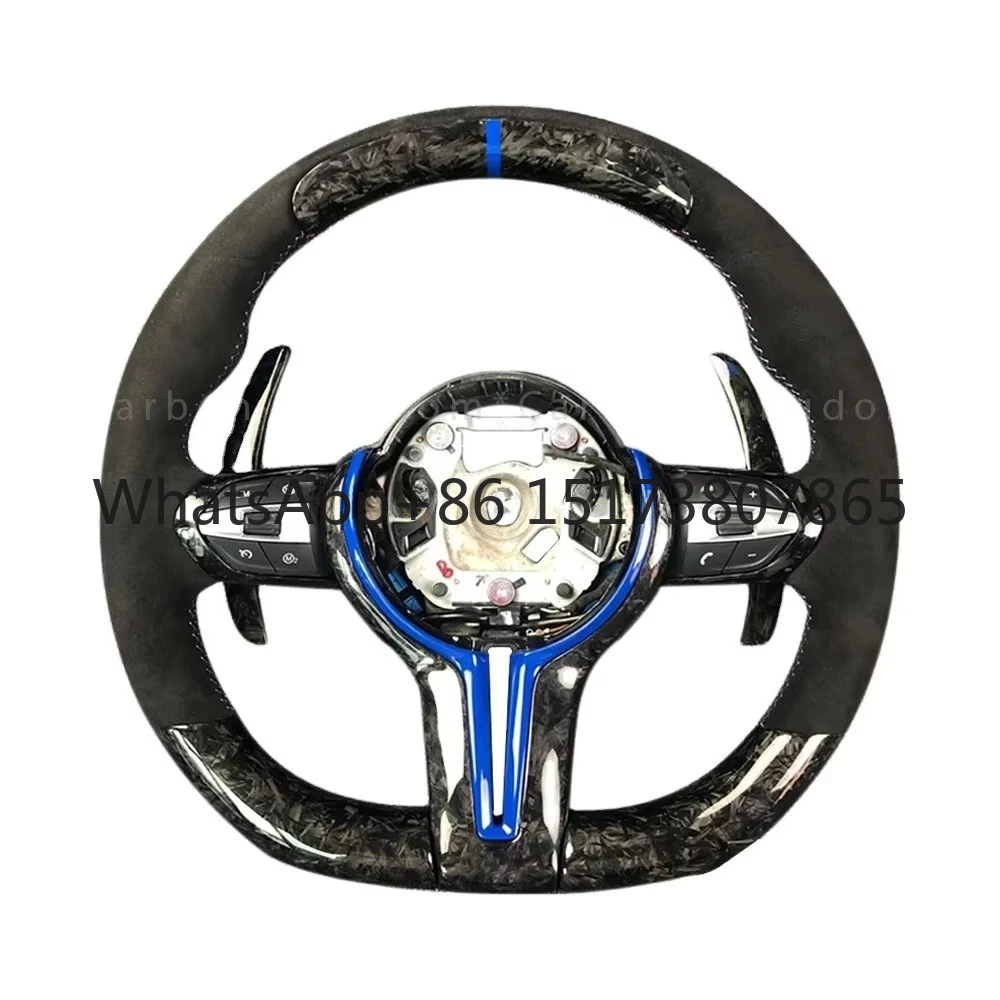 M Performance Forged Carbon Fiber Perforated Leather Steering Wheel for 3 5 Series F10 F20 F30 F32 F07 X5 E70 E71 M3 M4 M5
M Performance Forged Carbon Fiber Perforated Leather Steering Wheel for 3 5 Series F10 F20 F30 F32 F07 X5 E70 E71 M3 M4 M5