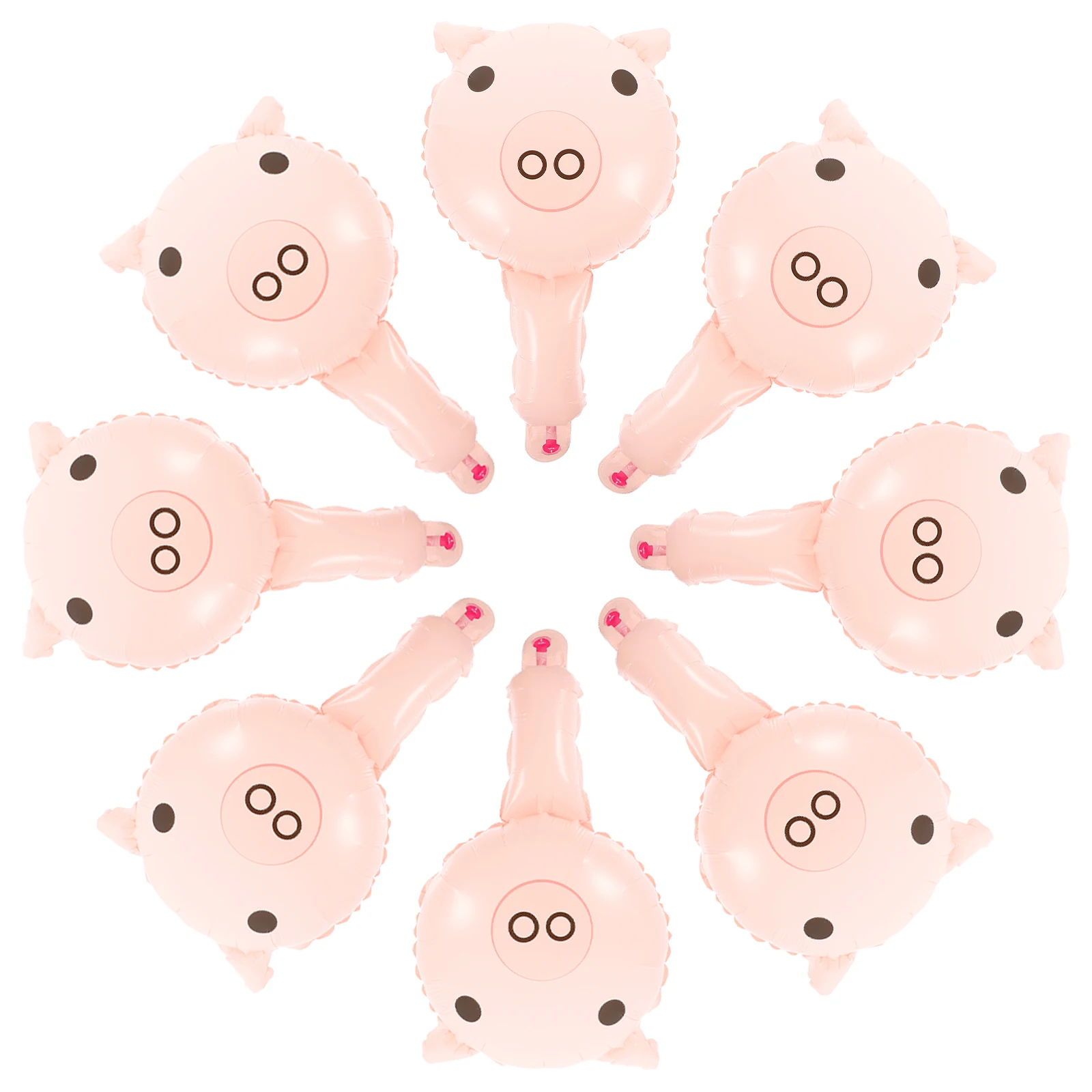 50pcs Aluminum Film Pig Balloons Cute Inflatable Handheld Cartoon Pig Shaped Birthday Party Decorations Supplies
50pcs Aluminum Film Pig Balloons Cute Inflatable Handheld Cartoon Pig Shaped Birthday Party Decorations Supplies