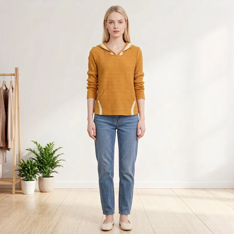 Miyake Pleated Lace Trim Fashion Hooded Sweatshirt Loose Pleated Versatile Pullover Top Commuter Lightweight Pleated Top Pleat
Miyake Pleated Lace Trim Fashion Hooded Sweatshirt Loose Pleated Versatile Pullover Top Commuter Lightweight Pleated Top Pleat
