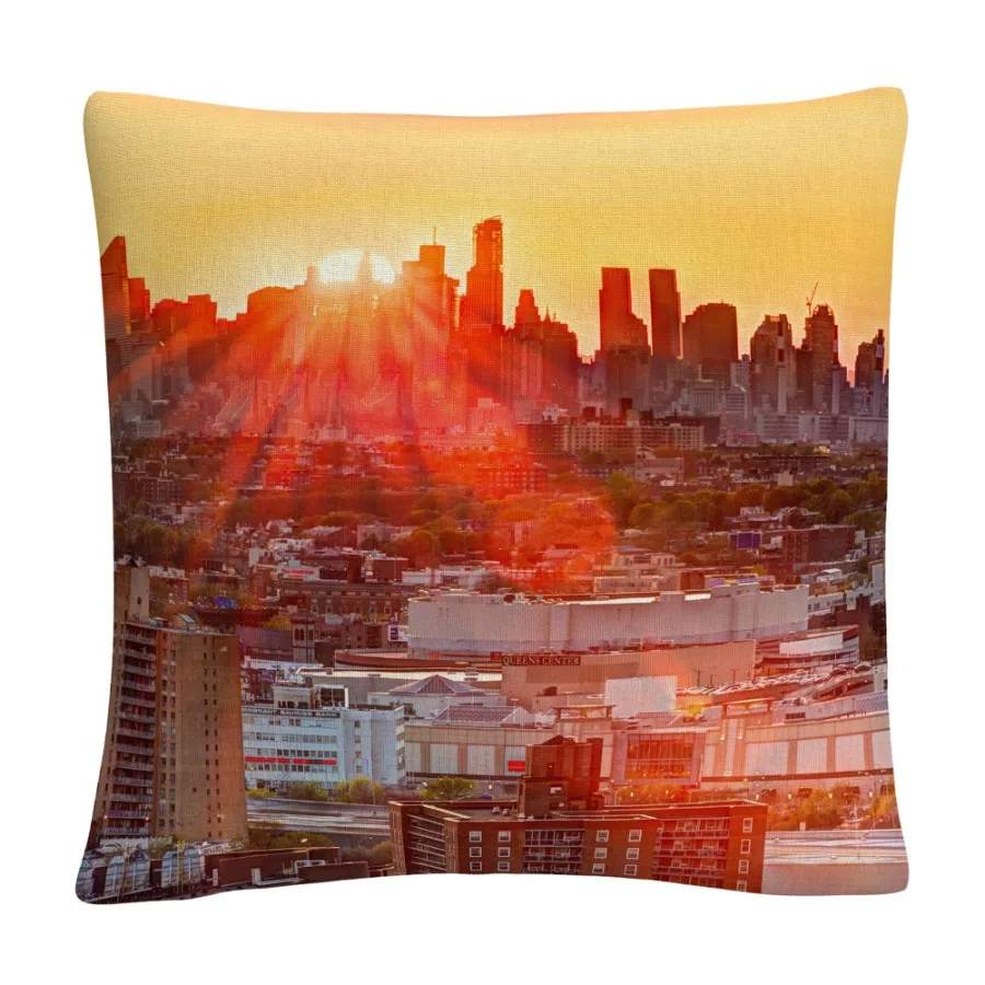Midtown Sunset' Orange Cityscape By Masters Fine Art 16 X 16 Decorative Throw Pillow
Midtown Sunset' Orange Cityscape By Masters Fine Art 16 X 16 Decorative Throw Pillow