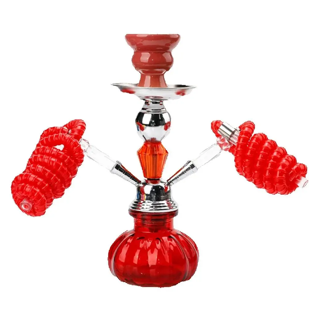 Red Arabic Hookah Full Set Shisha Small Iron Double Tube Shisha Glass Pipes Portable Home KTV Hot Selling Hookah Birght Color
Red Arabic Hookah Full Set Shisha Small Iron Double Tube Shisha Glass Pipes Portable Home KTV Hot Selling Hookah Birght Color