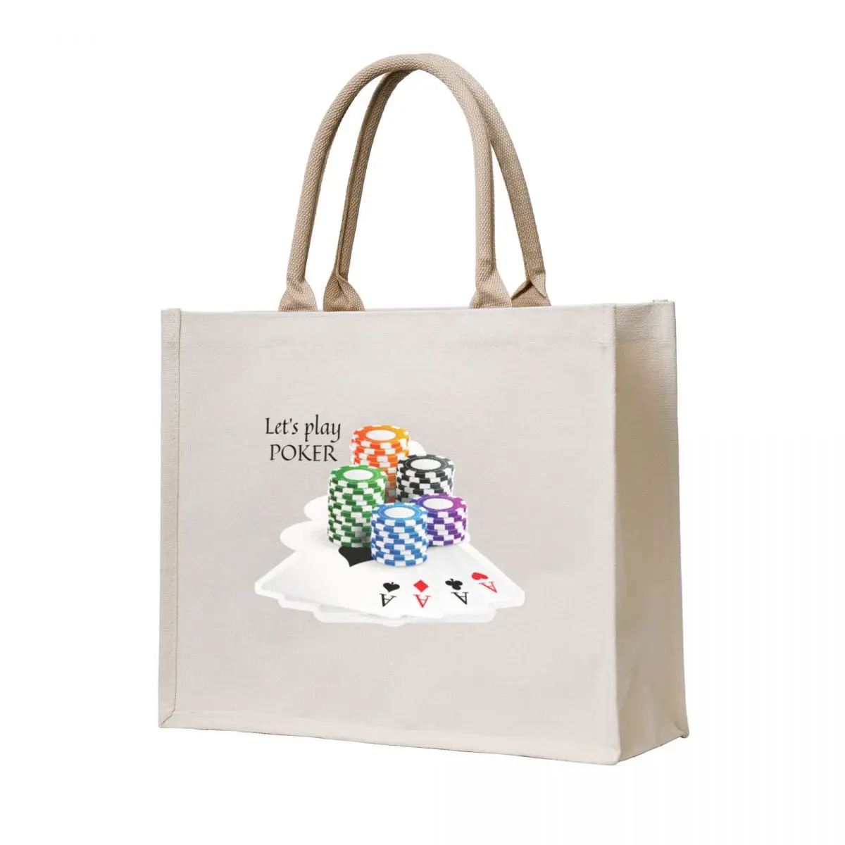 POKER, POKER ... Tote Bag hand bag ladies supermarket folding bag cute tote canvas tote bags
POKER, POKER ... Tote Bag hand bag ladies supermarket folding bag cute tote canvas tote bags