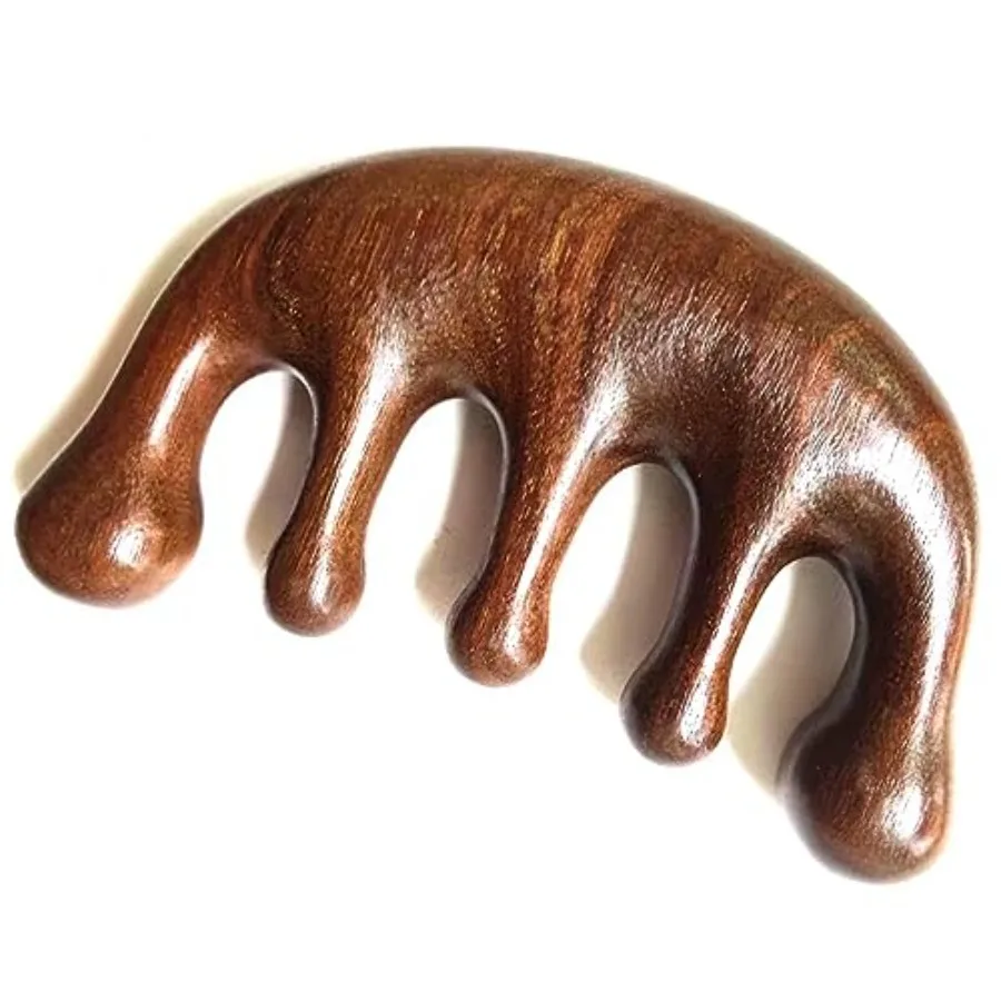 Wooden Massage Gua Sha Comb Wide Tooth Comb for Head Scalp, Facial, Body Massage Natural Sandalwood Massager Acupressure Tools
Wooden Massage Gua Sha Comb Wide Tooth Comb for Head Scalp, Facial, Body Massage Natural Sandalwood Massager Acupressure Tools