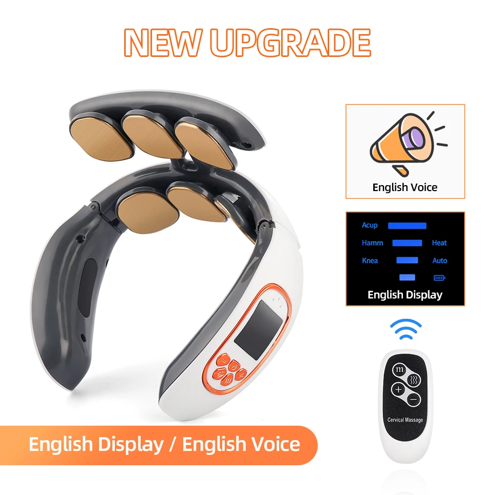 Intelligent Neck And Back Massager 6 Heads Shoulder Neck Massage Cervical masajeador Dropshipping
Intelligent Neck And Back Massager 6 Heads Shoulder Neck Massage Cervical masajeador Dropshipping