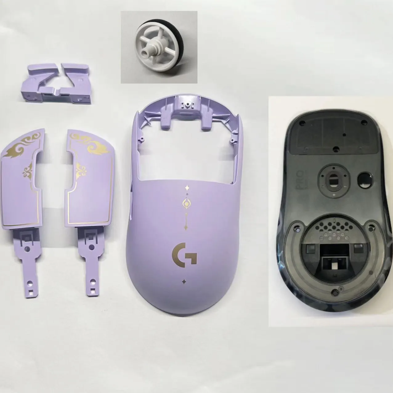 Оригинальный корпус мыши для Logitech GPW первого поколения, модифицированный под ролик мыши второго поколения, аксессуары для модификации.
Оригинальный корпус мыши для Logitech GPW первого поколения, модифицированный под ролик мыши второго поколения, аксессуары для модификации.