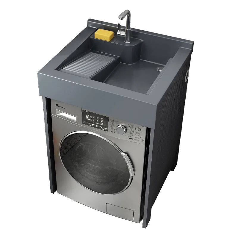 LXL Small Apartment Balcony Washing Machine Cabinet Combination Whole Washbin Laundry with Washboard Drum
LXL Small Apartment Balcony Washing Machine Cabinet Combination Whole Washbin Laundry with Washboard Drum