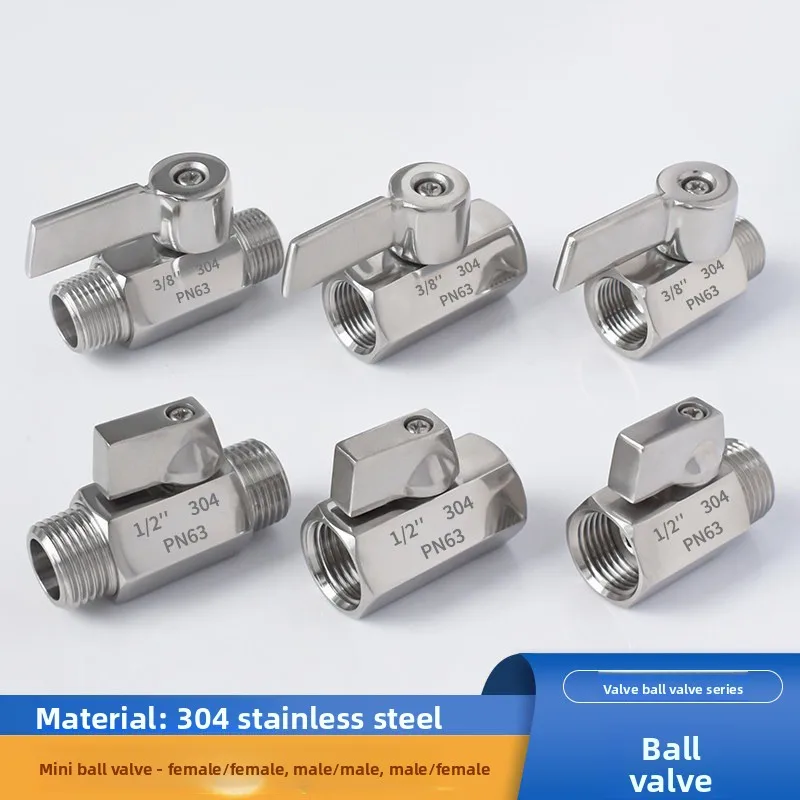 1/8 1/4 3/8 1/2 3/4 BSPT NPT 304 Mini Ball Valve Sanitary Grade Thread Stainless Steel Handle Self made Water Oleic Acid
1/8 1/4 3/8 1/2 3/4 BSPT NPT 304 Mini Ball Valve Sanitary Grade Thread Stainless Steel Handle Self made Water Oleic Acid