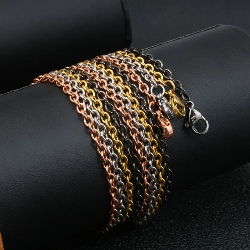 Stainless Steel O-Ring Chain Gold-Plated DIY Handmade Plain Jewelry Accessory Fade-Resistant Simple Design 1 Piece
Stainless Steel O-Ring Chain Gold-Plated DIY Handmade Plain Jewelry Accessory Fade-Resistant Simple Design 1 Piece