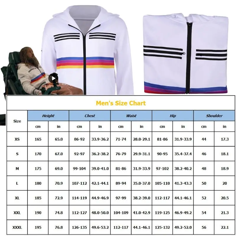 Ryland Male Grace Cosplay Costume Halloween Carnival party White Jacket Coat Fancy suit
Ryland Male Grace Cosplay Costume Halloween Carnival party White Jacket Coat Fancy suit