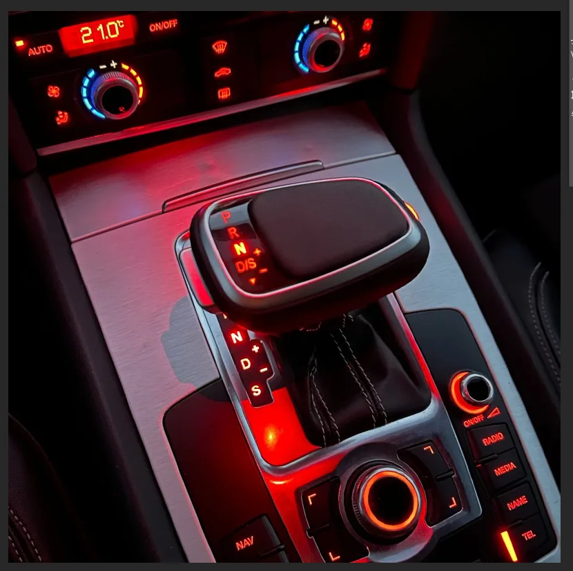 LED gear shift knob for audi q5 a6 c7 A7 A5 A4 b9 q7 s7 s6 C6 B8 8t crystal with LED light gearbox stick handle Car Automatic
LED gear shift knob for audi q5 a6 c7 A7 A5 A4 b9 q7 s7 s6 C6 B8 8t crystal with LED light gearbox stick handle Car Automatic