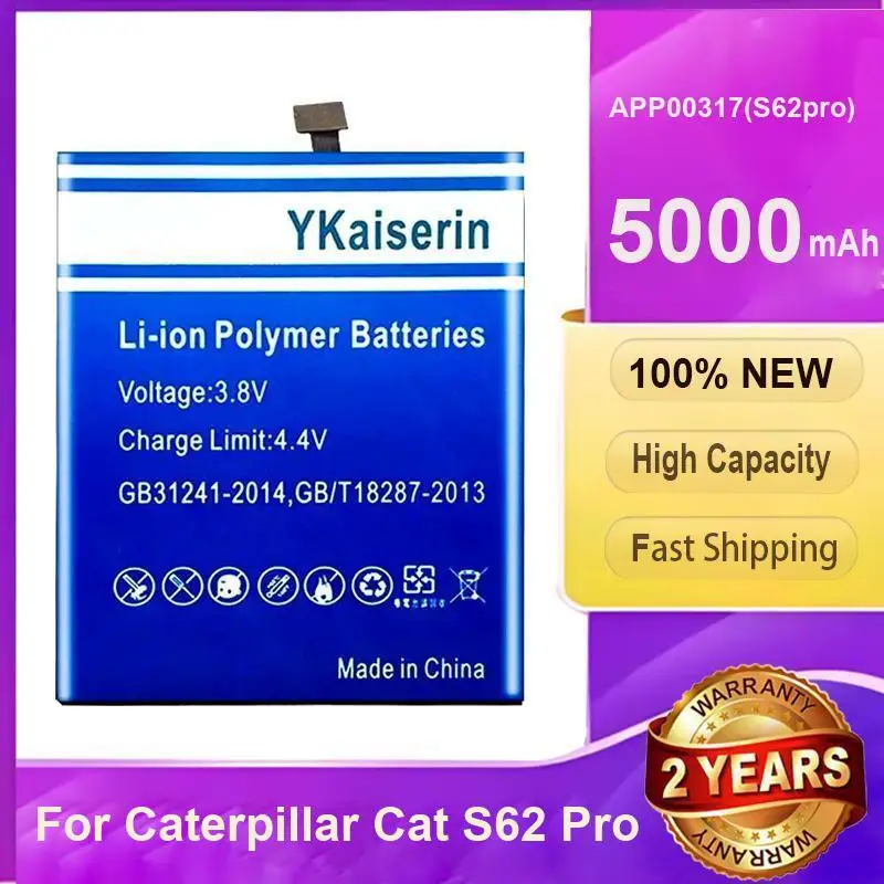 Аккумулятор мобильного телефона, безопасный и надежный, 5000 мАч для Caterpillar Cat S62 Pro, высокое качество APP00317 S62pro 
Аккумулятор мобильного телефона, безопасный и надежный, 5000 мАч для Caterpillar Cat S62 Pro, высокое качество APP00317 S62pro