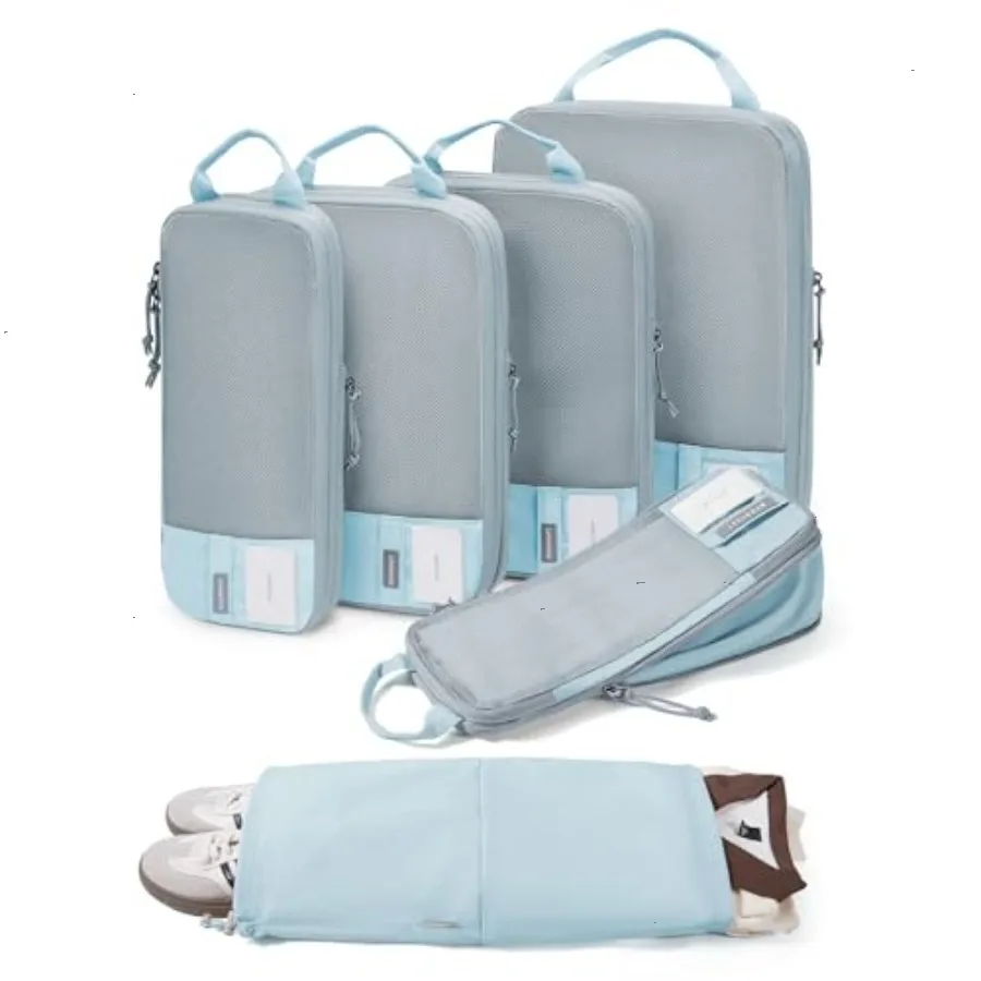 6 Set/4 Set/2 Set Compression Packing Cubes for Travel, Lightweight Luggage Organizer Bags, Durable Space Saver Bags Travel Ess
6 Set/4 Set/2 Set Compression Packing Cubes for Travel, Lightweight Luggage Organizer Bags, Durable Space Saver Bags Travel Ess
