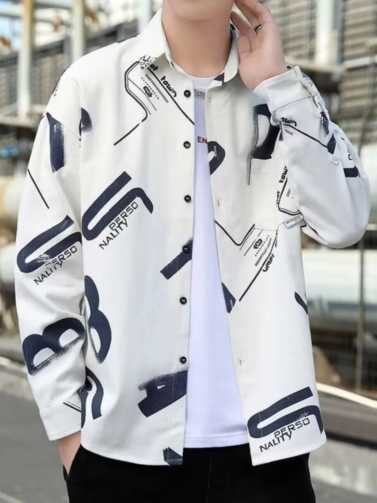 Свободные мужские длинные све, весна-осень, повседневная подростковая модная брендовая универсальная верхняя одежда с буквенным принтом, весна 2024 г.
Свободные мужские длинные све, весна-осень, повседневная подростковая модная брендовая универсальная верхняя одежда с буквенным принтом, весна 2024 г.