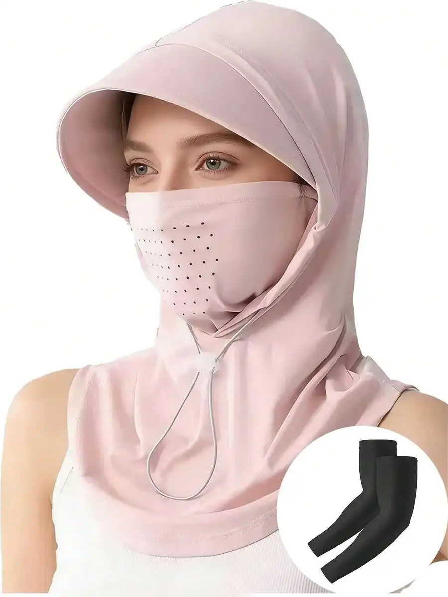 Sun Protection Face Mask Hat With Visor Breathable Neck Gaiter For Outdoor Cycling Driving
Sun Protection Face Mask Hat With Visor Breathable Neck Gaiter For Outdoor Cycling Driving