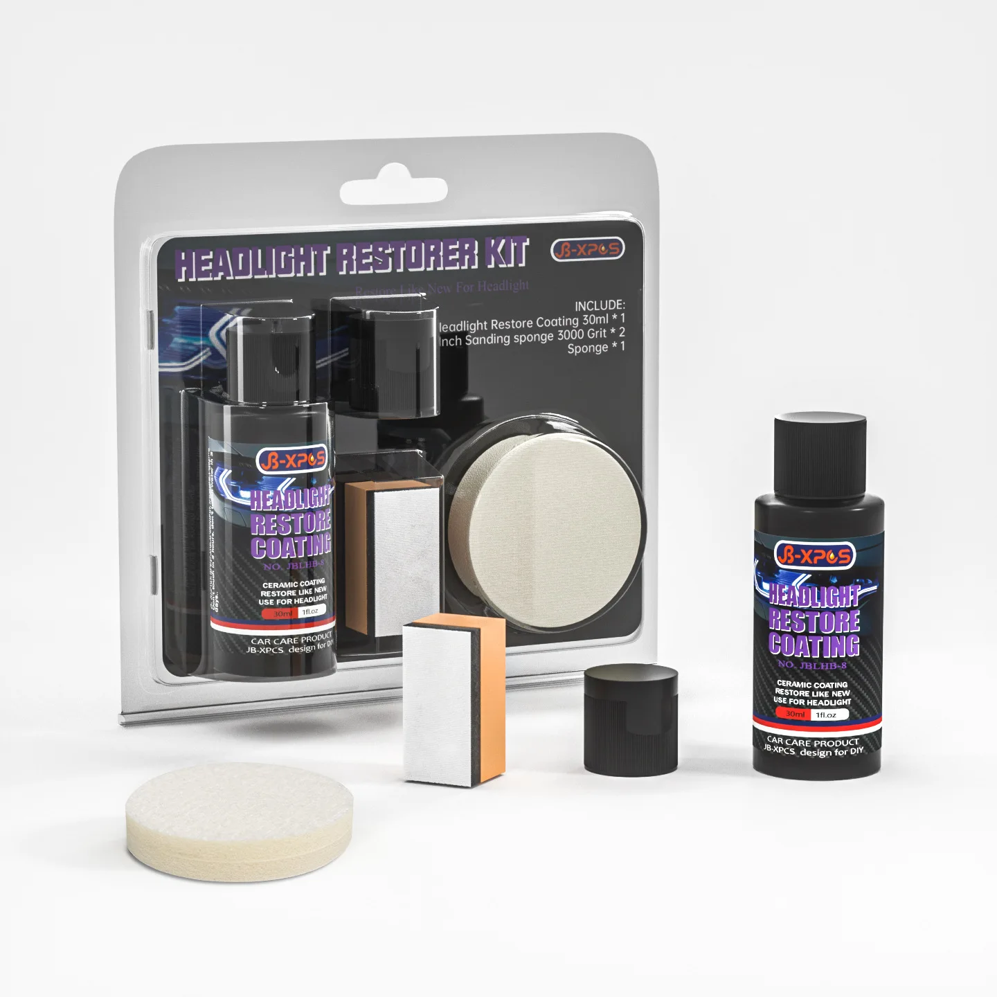 JB-XPCS LHB-8 Headlight Restore Coating Lamp repair coating 
JB-XPCS LHB-8 Headlight Restore Coating Lamp repair coating