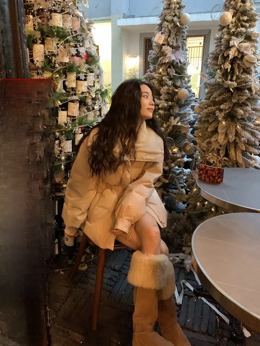 Iceollo White Du down Puffer Jaet Women's Mid-Length Slim Fit Coat Stand Collar Winter Outerwear Faion Ladies' Clothes
Iceollo White Du down Puffer Jaet Women's Mid-Length Slim Fit Coat Stand Collar Winter Outerwear Faion Ladies' Clothes