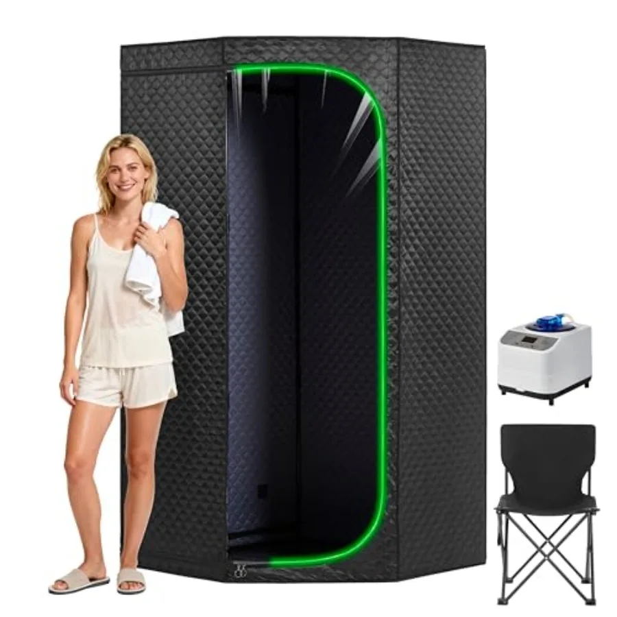 Portable Indoor Steam Sauna Tent for Home Relaxation Recovery Foldable Pentagonal Design with Powerful Heating Black
Portable Indoor Steam Sauna Tent for Home Relaxation Recovery Foldable Pentagonal Design with Powerful Heating Black