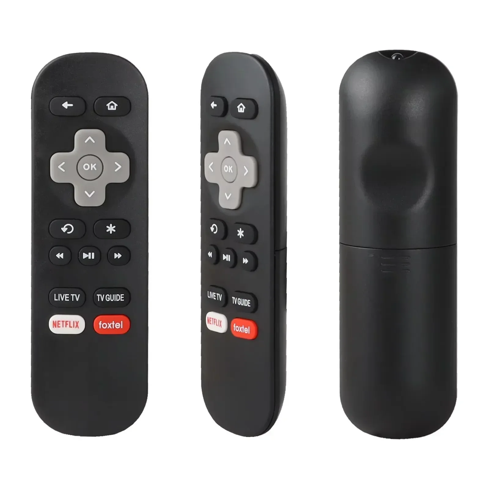 YP new remote with Netflix Foxtel TV Guide Roxtel live TV shortcut button for TELSTARA TV
YP new remote with Netflix Foxtel TV Guide Roxtel live TV shortcut button for TELSTARA TV