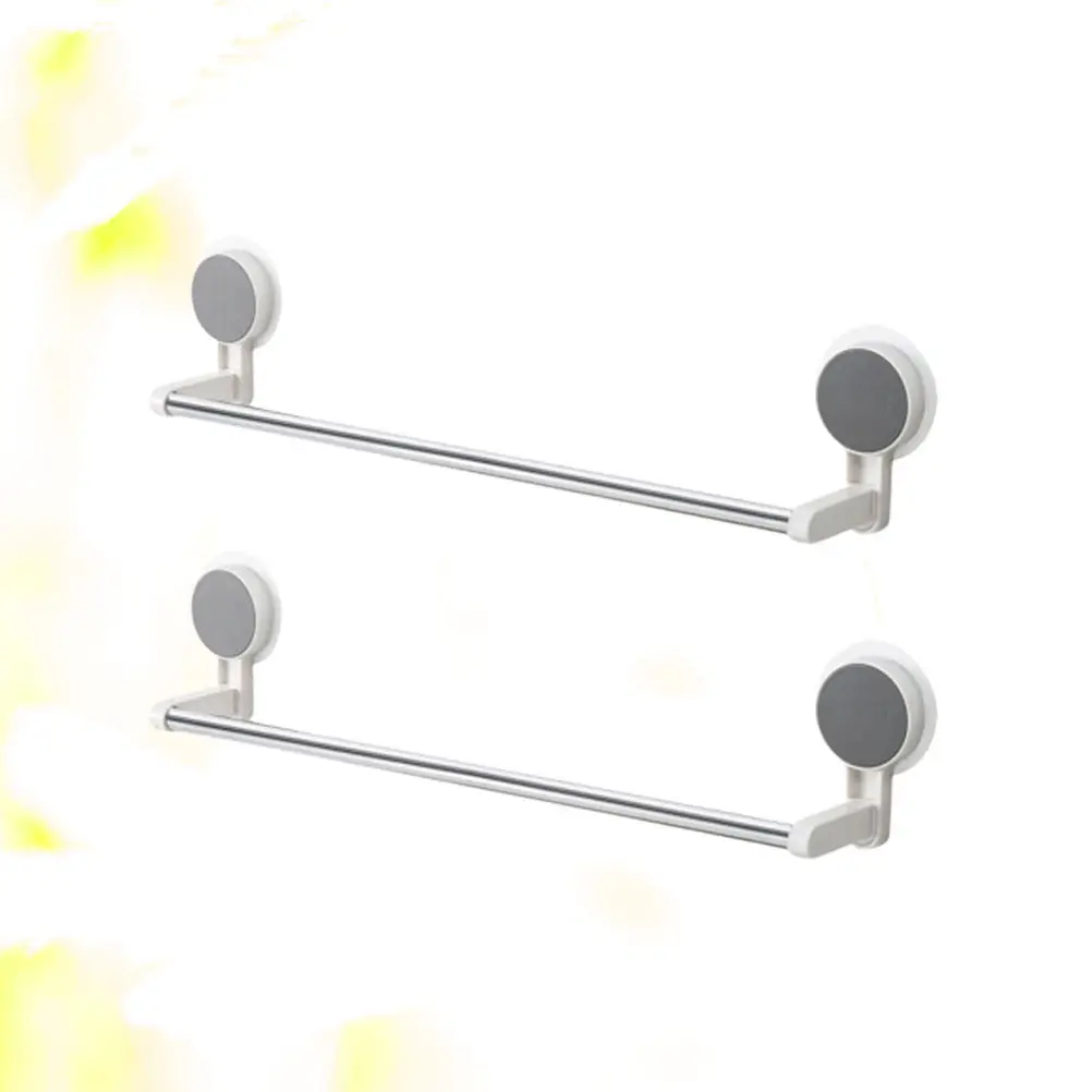 2Pcs Stainless Steel Towel Rack Hanging Shelf Traceless Suction Cup Design for Kitchen Bathroom Pot Cover Towel Drying Storage
2Pcs Stainless Steel Towel Rack Hanging Shelf Traceless Suction Cup Design for Kitchen Bathroom Pot Cover Towel Drying Storage