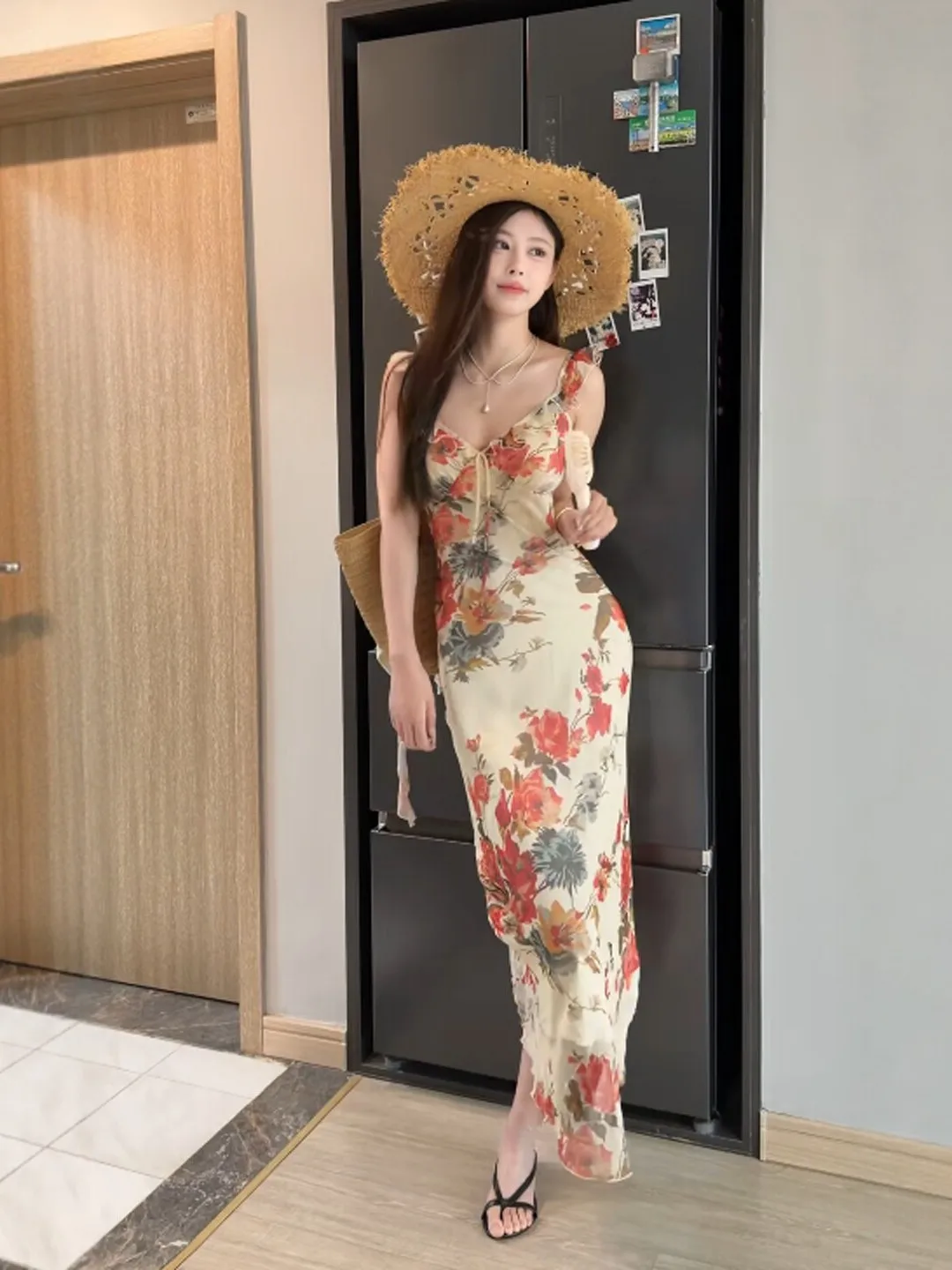 Vacation Style Slim Fit Print Dress Retro Unique Beautiful Long Skirt Summer Tour Wear Casual City Commute Business Dance
Vacation Style Slim Fit Print Dress Retro Unique Beautiful Long Skirt Summer Tour Wear Casual City Commute Business Dance