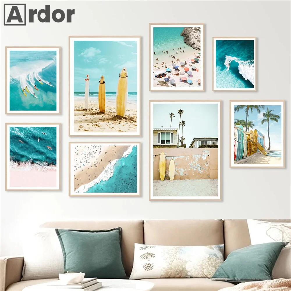 Happy Sports Surfing Canvas Painting Blue Sea Posters Beach Surfboard Wall Art Prints Palm Posters Nordic Pictures Bedroom Decor
Happy Sports Surfing Canvas Painting Blue Sea Posters Beach Surfboard Wall Art Prints Palm Posters Nordic Pictures Bedroom Decor