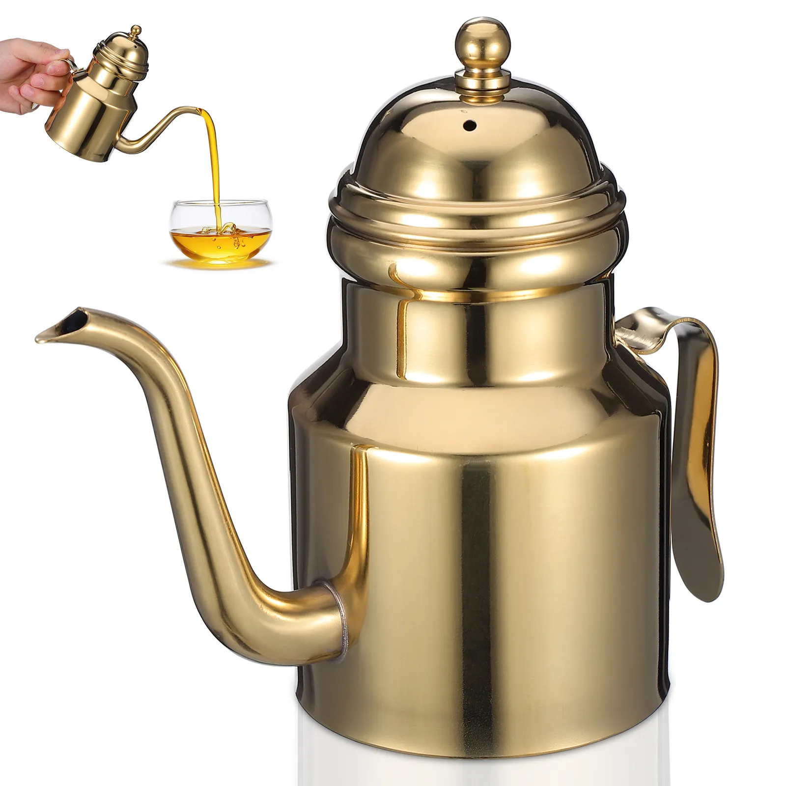 Household Oil Dispenser Stainless Steel Multi-Function Container for Kitchen Use Keeps Oil Clean from Dirt Insects
Household Oil Dispenser Stainless Steel Multi-Function Container for Kitchen Use Keeps Oil Clean from Dirt Insects