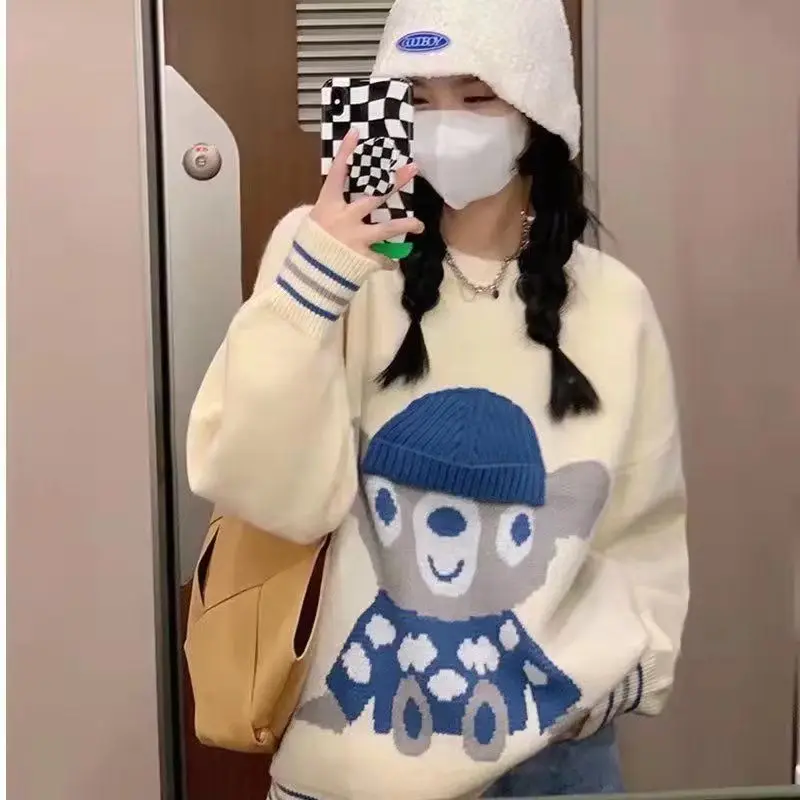 Cute Cartoon Knit Sweater 2025 Unisex Couple Design Whimsigoth Aesthetic Oversized Round Neck Womens Fashion
Cute Cartoon Knit Sweater 2025 Unisex Couple Design Whimsigoth Aesthetic Oversized Round Neck Womens Fashion