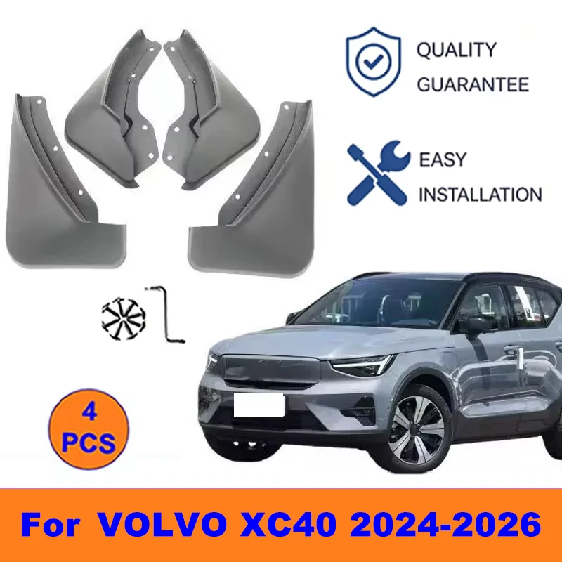4Pcs Mud Flaps For VOLVO XC40 2024-2026 - Splash Guards Front&Rear Wheel Fender Mudguards Car Exterior Protection Accessories
4Pcs Mud Flaps For VOLVO XC40 2024-2026 - Splash Guards Front&Rear Wheel Fender Mudguards Car Exterior Protection Accessories