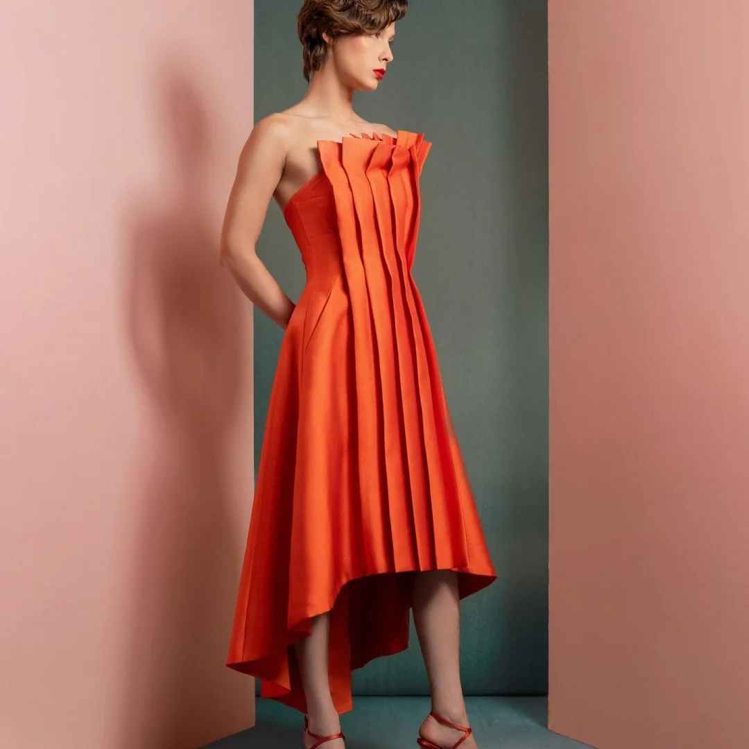 Customized Temperament Satin A-Line Evening Dresses Scalloped Sleeveless Special Occasion Gowns High Quality Party Dre
Customized Temperament Satin A-Line Evening Dresses Scalloped Sleeveless Special Occasion Gowns High Quality Party Dre
