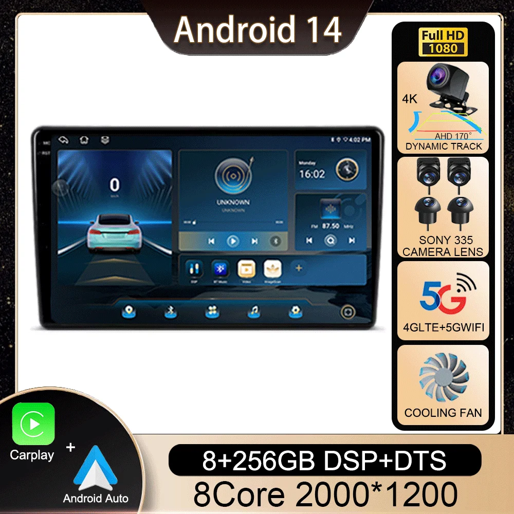 9-дюймовый Android 14 DTS 2000x1200 QLED экран «все в одном», универсальный автостерео GPS для Volkswagen Nissan Hyundai Kia Toyota Honda BT
9-дюймовый Android 14 DTS 2000x1200 QLED экран «все в одном», универсальный автостерео GPS для Volkswagen Nissan Hyundai Kia Toyota Honda BT