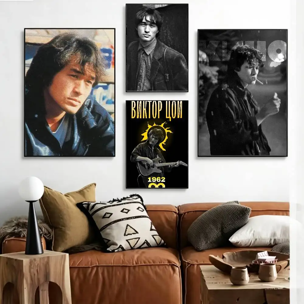 Classic KINO Band v-Viktor Tsoi Art Poster HD Self Adhesive Waterproof Wall Art Ideal for Home Office Dorm Gift
Classic KINO Band v-Viktor Tsoi Art Poster HD Self Adhesive Waterproof Wall Art Ideal for Home Office Dorm Gift