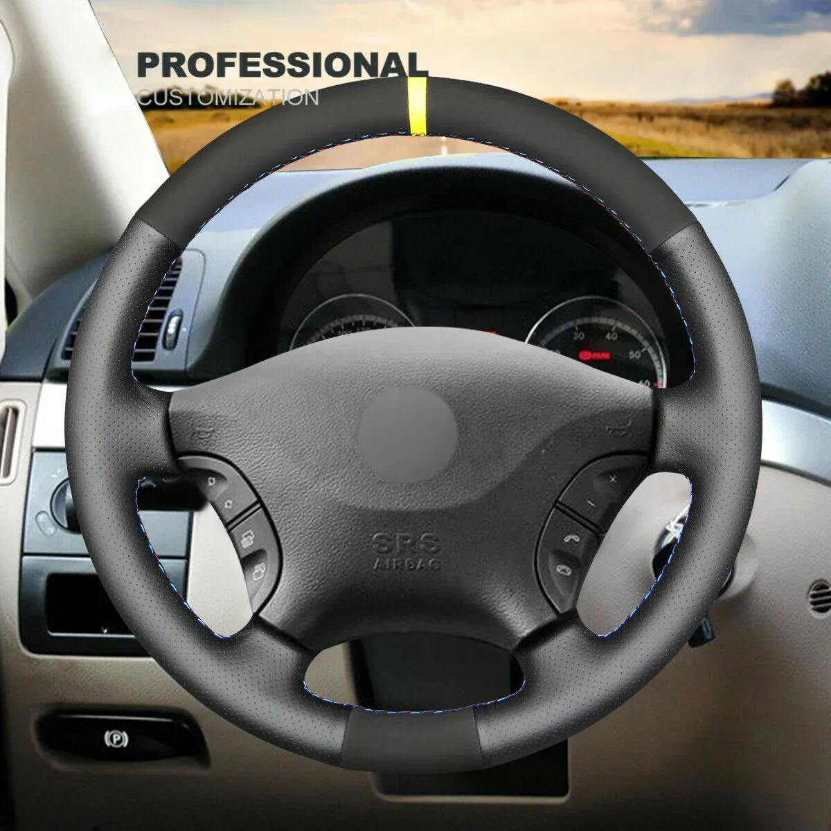 DIY Hand Stitch Leather Suede Steering Wheel Cover For Mercedes Benz W639 Viano Vito Car Accessories
DIY Hand Stitch Leather Suede Steering Wheel Cover For Mercedes Benz W639 Viano Vito Car Accessories