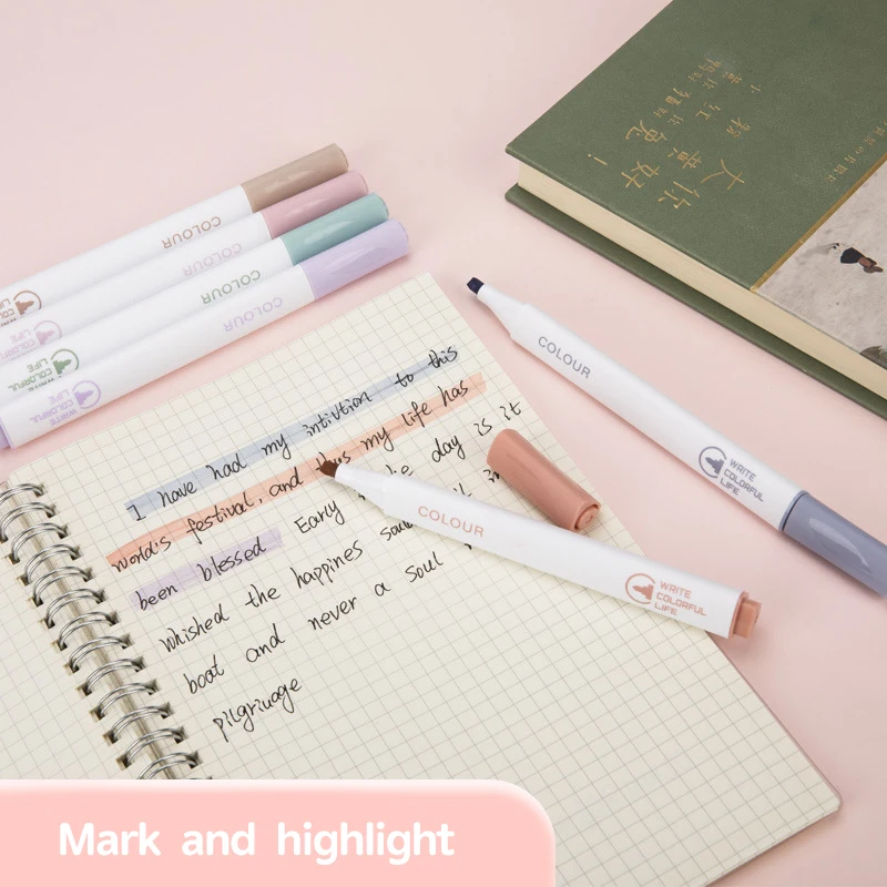 6 Colors Pastel Highlighter Pen Set Cute Art Marker for Brush School Office Student Stationery Journal Supplies Kawaii
6 Colors Pastel Highlighter Pen Set Cute Art Marker for Brush School Office Student Stationery Journal Supplies Kawaii