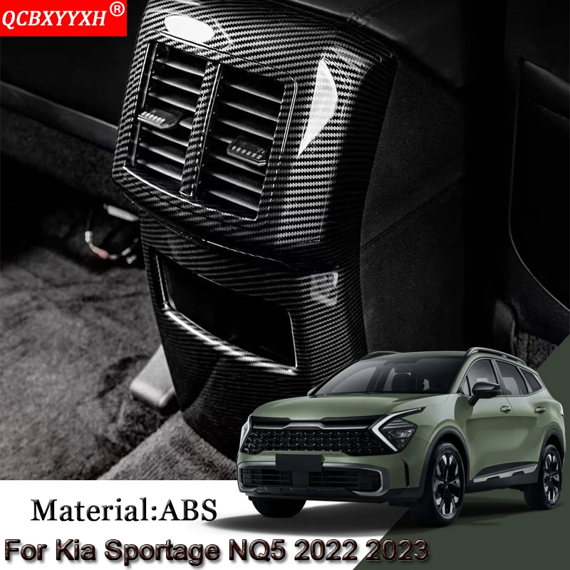 ABS Car Armrest Box Kick-proof Sequins Rear Air Outlet Sticker Sequins Cover Auto Accessories Fit For Kia Sportage NQ5 2022 2023
ABS Car Armrest Box Kick-proof Sequins Rear Air Outlet Sticker Sequins Cover Auto Accessories Fit For Kia Sportage NQ5 2022 2023