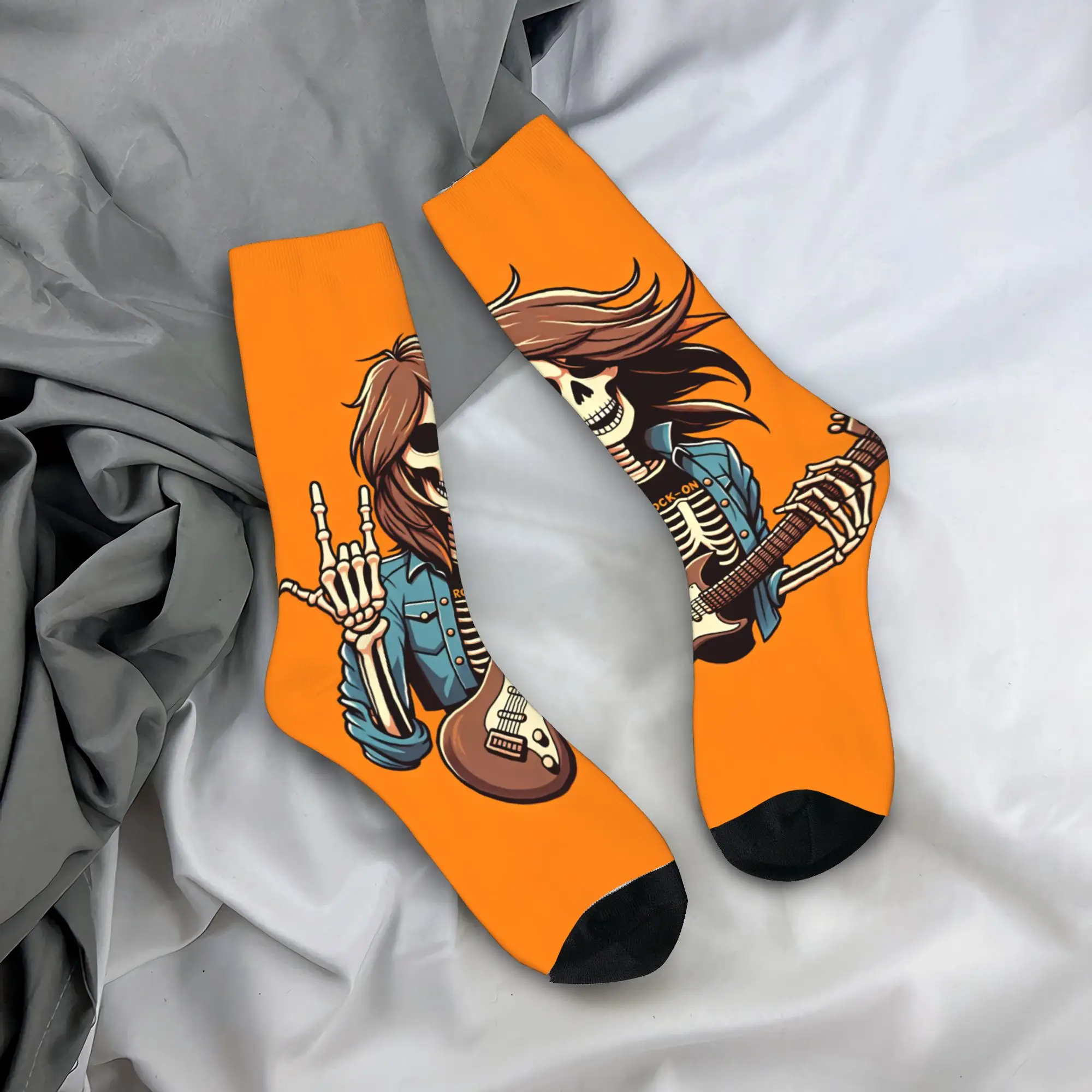 Unisex Men Socks Skull Guitar Music Stockings Anti Bacterial Soft Breathable Socks Autumn Gothic Design Climbing Socks
Unisex Men Socks Skull Guitar Music Stockings Anti Bacterial Soft Breathable Socks Autumn Gothic Design Climbing Socks
