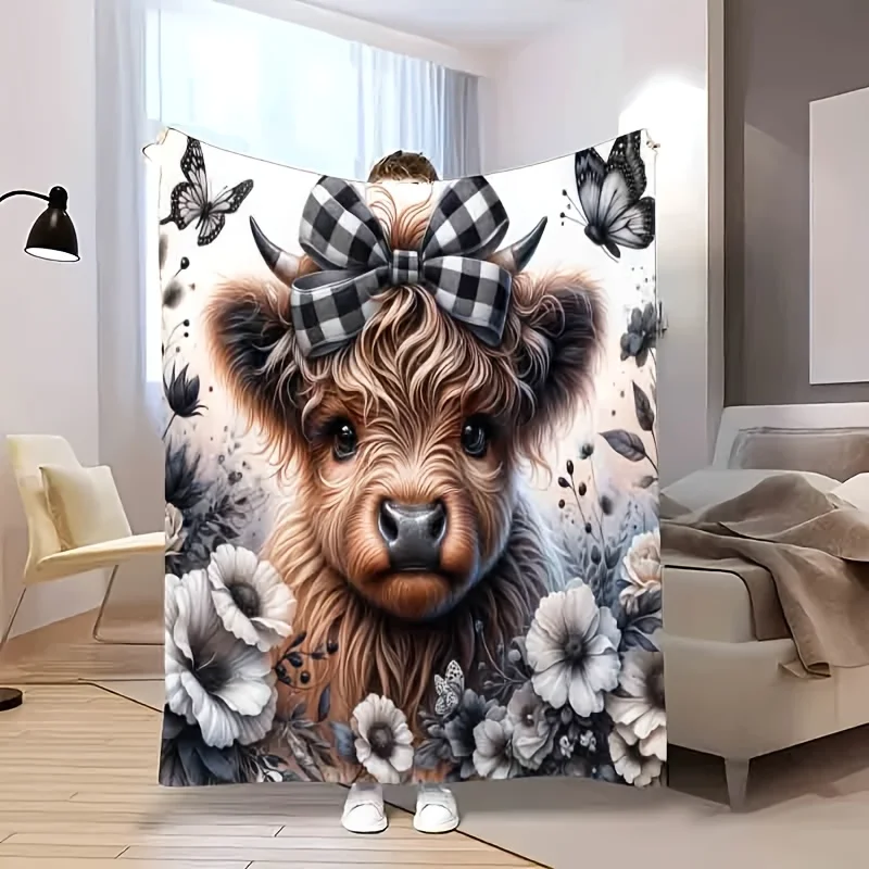 Одеяло в клетку Highland Cow — милый черно-белый плед, мягкий всесезонный подарок для дивана/кровати, декор фермерского дома для дома/офиса
Одеяло в клетку Highland Cow — милый черно-белый плед, мягкий всесезонный подарок для дивана/кровати, декор фермерского дома для дома/офиса
