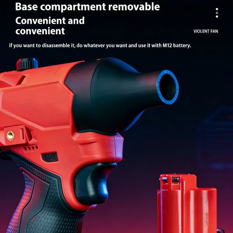 Brushless Jet Blower For Milwaukee 12V Battery 160000RPM Control Violent Turbo Fan Electric Air Duster (No Battery)
Brushless Jet Blower For Milwaukee 12V Battery 160000RPM Control Violent Turbo Fan Electric Air Duster (No Battery)