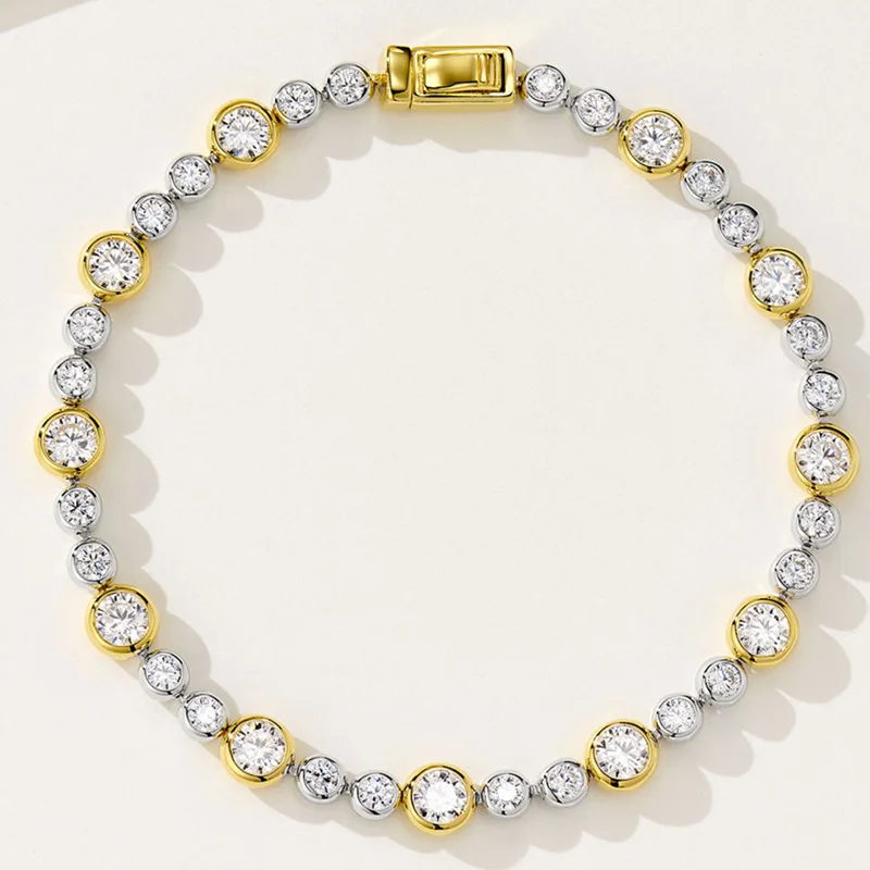 CAMEO Classic Basic Color Round Bubble Diamond Bracelet Women's 925 Sterling Silver Plated 18k Gold Accessories Bracelet
CAMEO Classic Basic Color Round Bubble Diamond Bracelet Women's 925 Sterling Silver Plated 18k Gold Accessories Bracelet