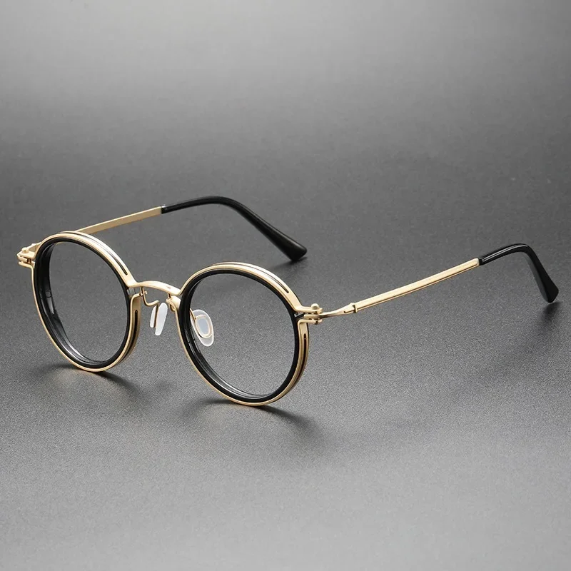 Acetate Titanium Women Reading Glasses Frame Japanese Retro Round Designer Handmade Myopia for Men Anti Blue Light Eyeglasses
Acetate Titanium Women Reading Glasses Frame Japanese Retro Round Designer Handmade Myopia for Men Anti Blue Light Eyeglasses