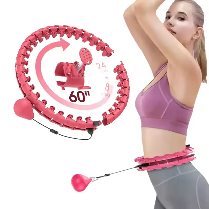 24 Removable Knot Adult Fitness Smart Weighted Hula Circle New Exercise Waist Ball for Workout
24 Removable Knot Adult Fitness Smart Weighted Hula Circle New Exercise Waist Ball for Workout