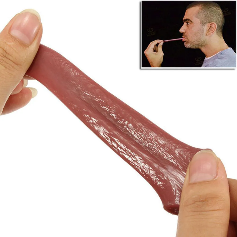 Fake Tongue Simulation Artificial Elastic Flexible Tongue Prop for Halloween Decoration Haunted House Festival Cosplay
Fake Tongue Simulation Artificial Elastic Flexible Tongue Prop for Halloween Decoration Haunted House Festival Cosplay